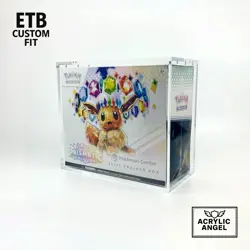 POKEMON ETB ACRYLIC CASE | Magnetic Lid | Custom fit | High Quality Protection - Image 1