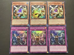 3x Infinite Impermanence + 3x Droll & Lock Bird | Super Rares | YuGiOh! - Image 1