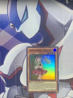 LIBROMANCER MAGIGIRL BACH-EN086 1ST ED BATTLE CHAOS YUGIOH (SUPER, NM) - Image 1