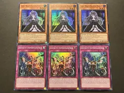 3x Infinite Impermanence + 3x Ghost Belle Haunted Mansion | Super Rare | YuGiOh! - Image 1