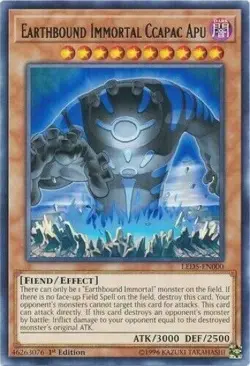 YUGIOH Earthbound Immortal Deck Complete 40 Cards - Image 1