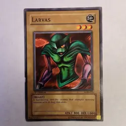 Larvas - LOB-073 - HP/DMG - Common - 1st ed - Yugioh - Image 1