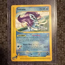 💦 Suicune Pokemon 4 Ever Wizards Black Star 53 Promo Card 4 EVER MP! - Image 1