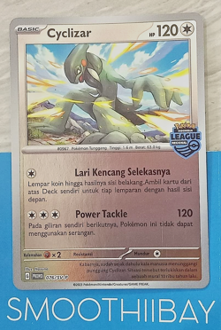 Cyclizar Promo Regional League Indonesia Exclusive 076/SV-P Pokemon Card NM - Image 1