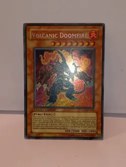Volcanic Doomfire - CT04-EN004 - Secret Rare Yu-Gi-Oh! Promo Card New - Image 1