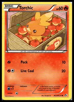 Torchic RC5/RC25 Legendary Treasures: Radiant Collection Pokemon Card | LP - Image 1