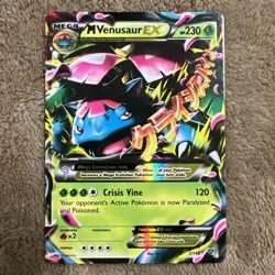 M Venusaur EX 2/146 Ultra Rare XY Base Set Pokemon Card - Image 1