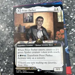 NYCC COMIC CON Magic The Gathering Spider-Man BLACK Welcome Deck & PROMO CARD - Image 2