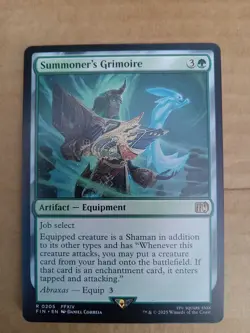 Summoner's Grimoire Final Fantasy Regular - Artifact - FIN 0205 - MTG MINT FRESH - Image 1