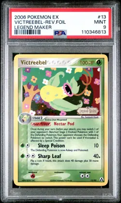 PSA 9 2006 POKEMON EX LEGEND MAKER #13 VICTREEBEL-REV.FOIL LEGEND MAKER - Image 1