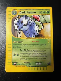 Pokemon Dark Ivysaur 6 [Winner] 006/009 Best of Promos Regular NM - Image 1