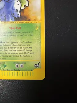 Pokemon Dark Ivysaur 6 [Winner] 006/009 Best of Promos Regular NM - Image 2