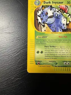 Pokemon Dark Ivysaur 6 [Winner] 006/009 Best of Promos Regular NM - Image 3
