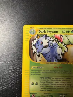 Pokemon Dark Ivysaur 6 [Winner] 006/009 Best of Promos Regular NM - Image 4