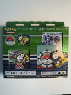 Pokemon 2015 World Championship Deck Sealed Patrick Martinez Punches n Bites - Image 1