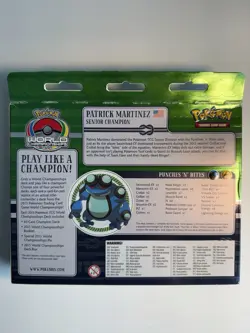 Pokemon 2015 World Championship Deck Sealed Patrick Martinez Punches n Bites - Image 2