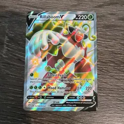 Pokemon Rillaboom V | SV105/SV122 | Shining Fates Full Art | Near Mint - Image 1