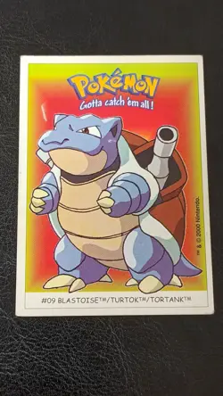 Tortank #09 Boomer 2000 Blastoise - Carte Pokemon - Wizards Dunkin - Occasion - Image 1