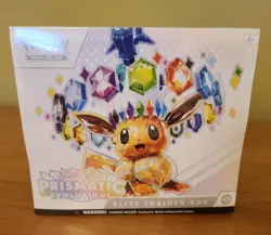 Pokemon TCG S&V Prismatic Evolutions ETB Elite Trainer Box FACTORY SEALED - Image 1