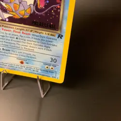 Pokemon 1999 Dark Gyarados Holo PRE RELEASE Stamp SP Team Rocket Very Rare 8/82 - Image 3