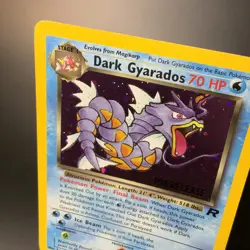 Pokemon 1999 Dark Gyarados Holo PRE RELEASE Stamp SP Team Rocket Very Rare 8/82 - Image 5
