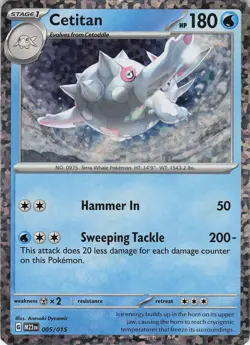Cetitan 005/015 Promo Holo McDonald's Promos 2023 LP Pokemon - Image 1