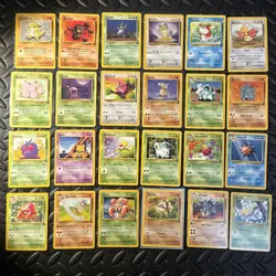 Vintage Base Set - Fossil - Jungle Mixed Card Lot Common Uncommon No Duplicates - Image 2