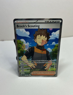 Brock's Scouting 179/159 Pokemon Card - Journey Together. Sold as seen - Image 1
