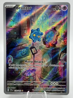 Bronzor 170/162 Sv05: Temporal Forces Holo Pokemon TCG Cards - Image 1