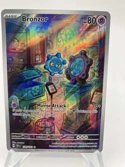 Bronzor 170/162 Sv05: Temporal Forces Holo Pokemon TCG Cards - Image 1