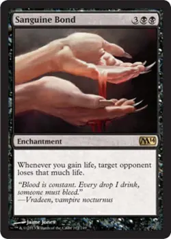 MTG English Sanguine Bond NM Normal Magic 2014 Core Set - Image 1