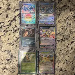 Pokemon TCG PRE EN Card Lot 18 Cards EX Double Rare & Pokeball Eeveelutions NM! - Image 2