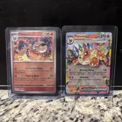 Pokemon TCG PRE EN Card Lot 18 Cards EX Double Rare & Pokeball Eeveelutions NM! - Image 5