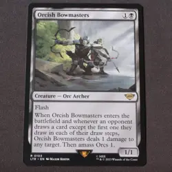 Orcish Bowmasters MTG The Lord of the Rings Rare 103 NM - Image 1