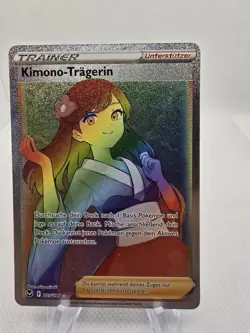 ⭐ Pokemon Karte ⭐ Kimono-Tragerin ⭐ 205/195 ⭐ Silberne Sturmwinde ⭐ SR ⭐ - Image 1