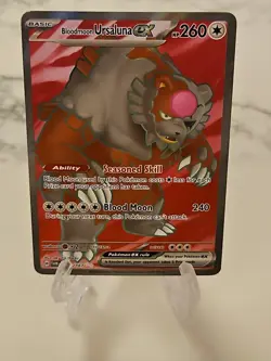 Bloodmoon Ursaluna ex 202/167 Full Art NM Twilight Masquerade Pokemon - Image 1