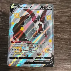 Pokemon Dubwool V | SV120/SV122 | Shining Fates Full Art | Near Mint - Image 1