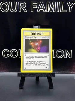 Resistance Gym 109/132 Gym Challenge Regular Rare 1999 WOTC Pokemon TCG NM - Image 1