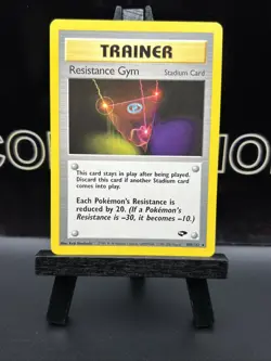 Resistance Gym 109/132 Gym Challenge Regular Rare 1999 WOTC Pokemon TCG NM - Image 2