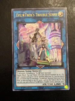 Yu-Gi-Oh TCG Evil Twin's Trouble Sunny BODE EN051 1st edition NM - Image 1