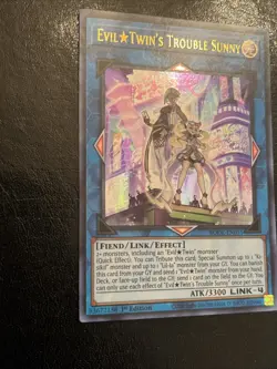 Yu-Gi-Oh TCG Evil Twin's Trouble Sunny BODE EN051 1st edition NM - Image 2