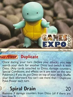 Ditto GAMES EXPO Card- Ex Delta Species 64/113-Super Rare Pokemon Promo -NM - Image 2