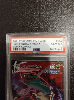 PSA10 Rayquaza VMAX CSR Pokemon Card Japanese - Image 2