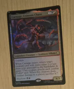 MTG - Carnage, Crimson Chaos - Foil - Marvel's Spider-Man - Image 1
