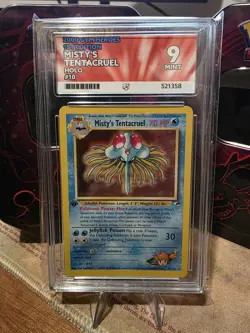 ACE 9 2000 Pokemon Gym Heroes 10 Misty's Tentacruel Holo 1st Edition 10/132 - Image 1