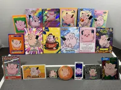 Pokemon Lot of 19 Cards and Stickers All Clefairy #35 Clefairy Only Pokemon Lot - Image 1