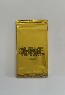 Yugioh The Movie 2004 Gold Promotional Pack! Brand New 5x Factory Sealed Packs - Image 1