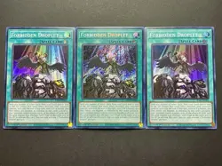 3x Forbidden Droplet | RA01-EN064 | Super & Secret Rare | NM | 1st Ed | YuGiOh! - Image 1