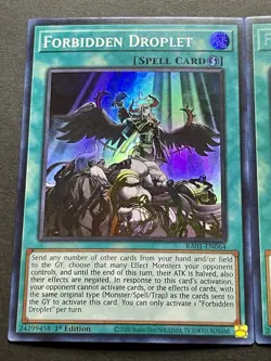3x Forbidden Droplet | RA01-EN064 | Super & Secret Rare | NM | 1st Ed | YuGiOh! - Image 3