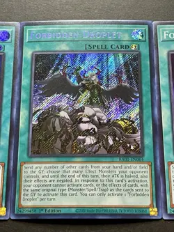 3x Forbidden Droplet | RA01-EN064 | Super & Secret Rare | NM | 1st Ed | YuGiOh! - Image 5